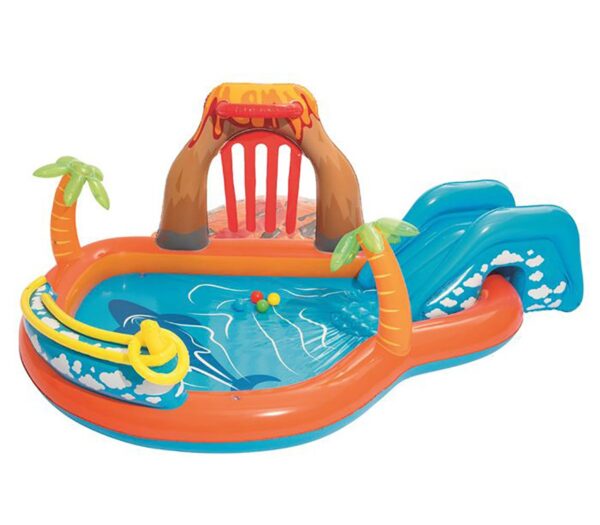 Chad Valley 8.5ft Volcano Activity Kids Paddling Pool – 208L