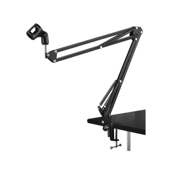 Professional Recording Microphone Stand Suspension Scissor Arm For Dynamic & Condenser Mic – Black