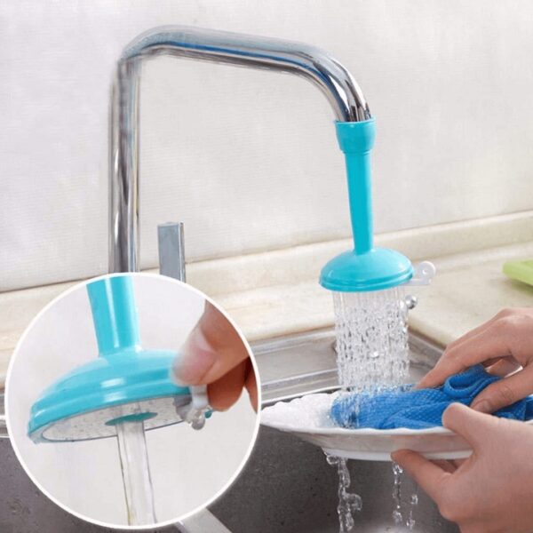 Silicone Kitchen Faucet Accessories Faucet Nozzle Tap Water-saving Shower Water Rotating Spray