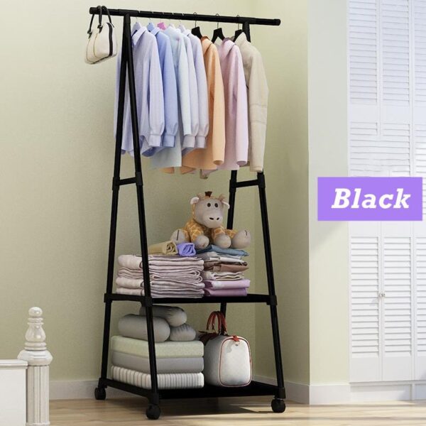 Triangle Stand Cloth Rack With Out Wheels