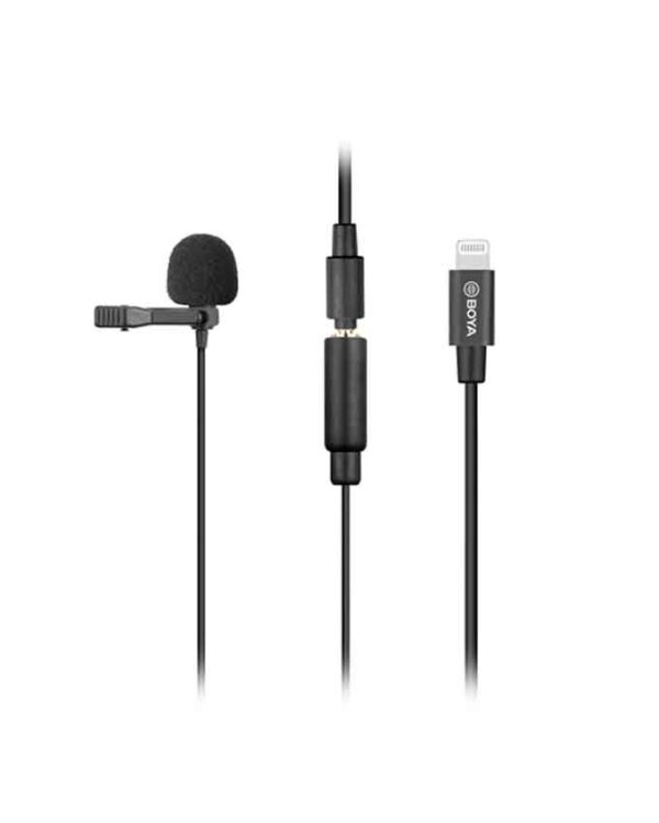 Boya BY-M2 Clip-On Lavalier Microphone For iOS Devise