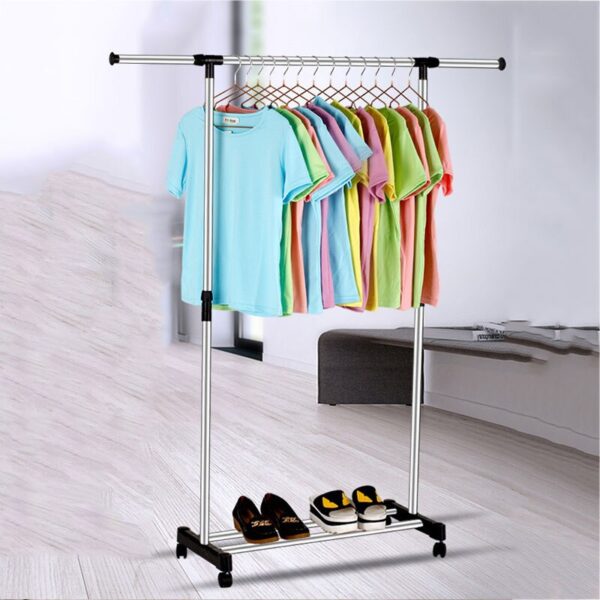 Stainless Steel Single Pole Cloth hanging Rack