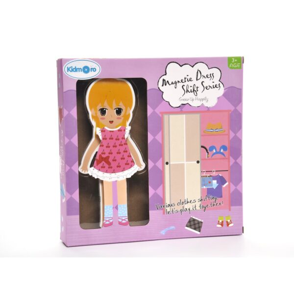 Wooden Magnetic Dress-Up Play Set For Your Baby Girls Best Gift