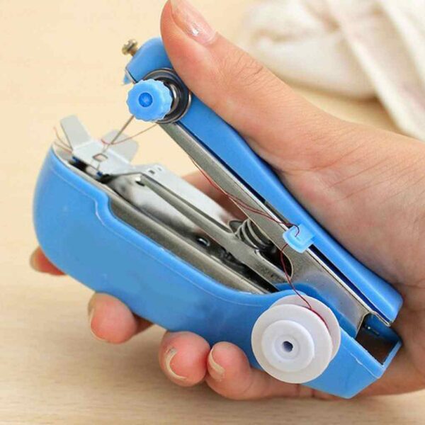 Portable Mini Household Stitch Clothes Fabric Sewing Tool For Use Home Travel - Multi