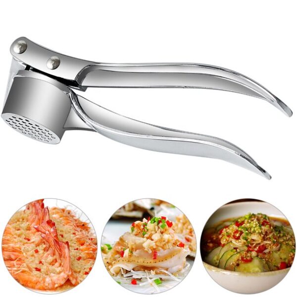 Stainless Steel Mini Hand Grip Garlic Press Garlic Crusher