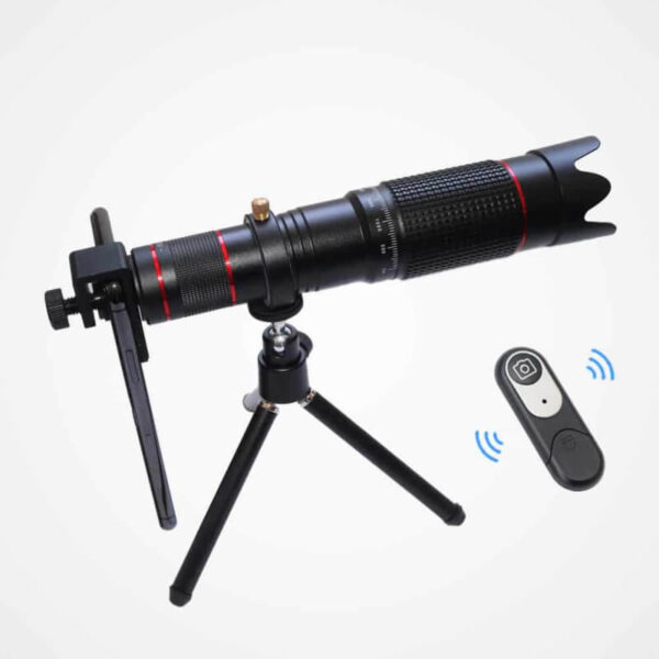 36X 4K HD Dual Zoom Remote Control Telephoto Lens Telescope Lens For Mobile Phone