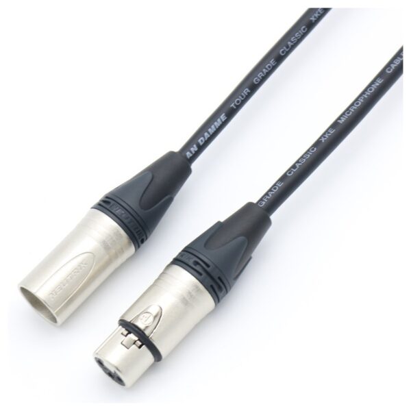 XLR Female To XLR Male Cable 2m - Black