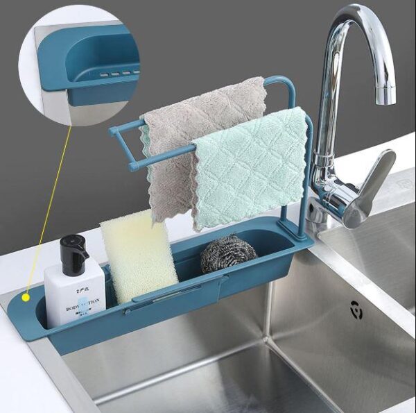 Telescopic Sink Holder Expandable Storage