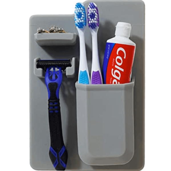 Waterproof Silicone Mighty Toothbrush Holder Storage